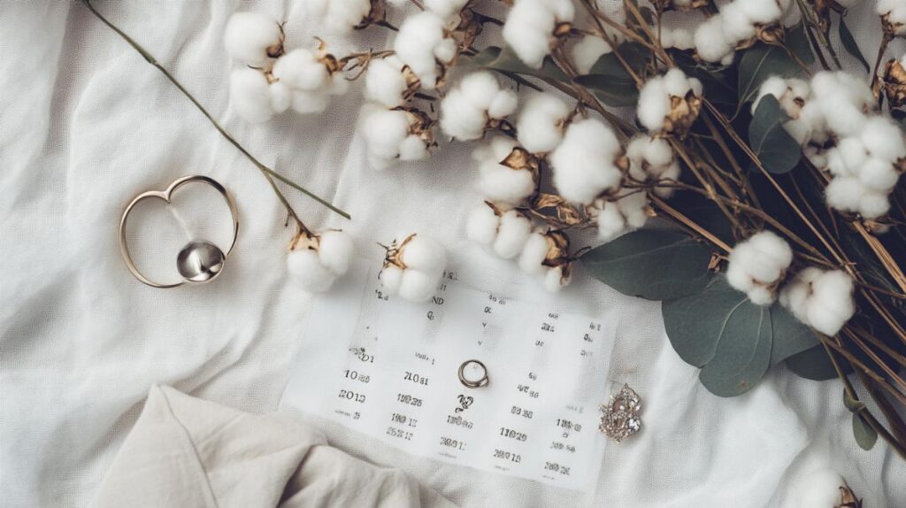 Guía del aniversario de bodas: calendario completo desde las bodas de algodón hasta las bodas de platino